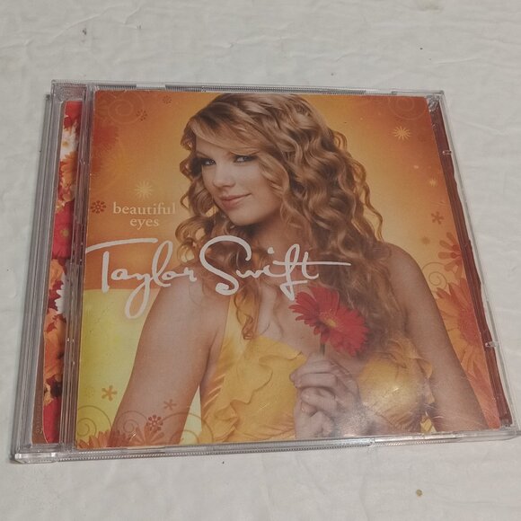 Taylor Swift Beautiful Eyes CD + DVD + Poster 2008 - Picture 1 of 5